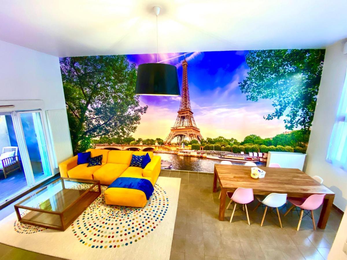Magnifique Villa Avec Jacuzzi Au Pied Du Stade Saint-Denis  Luaran gambar