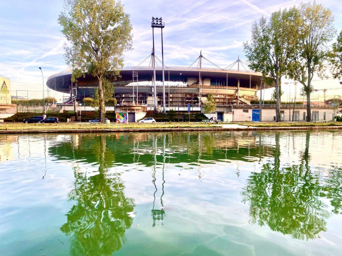 Magnifique Villa Avec Jacuzzi Au Pied Du Stade Saint-Denis  Luaran gambar