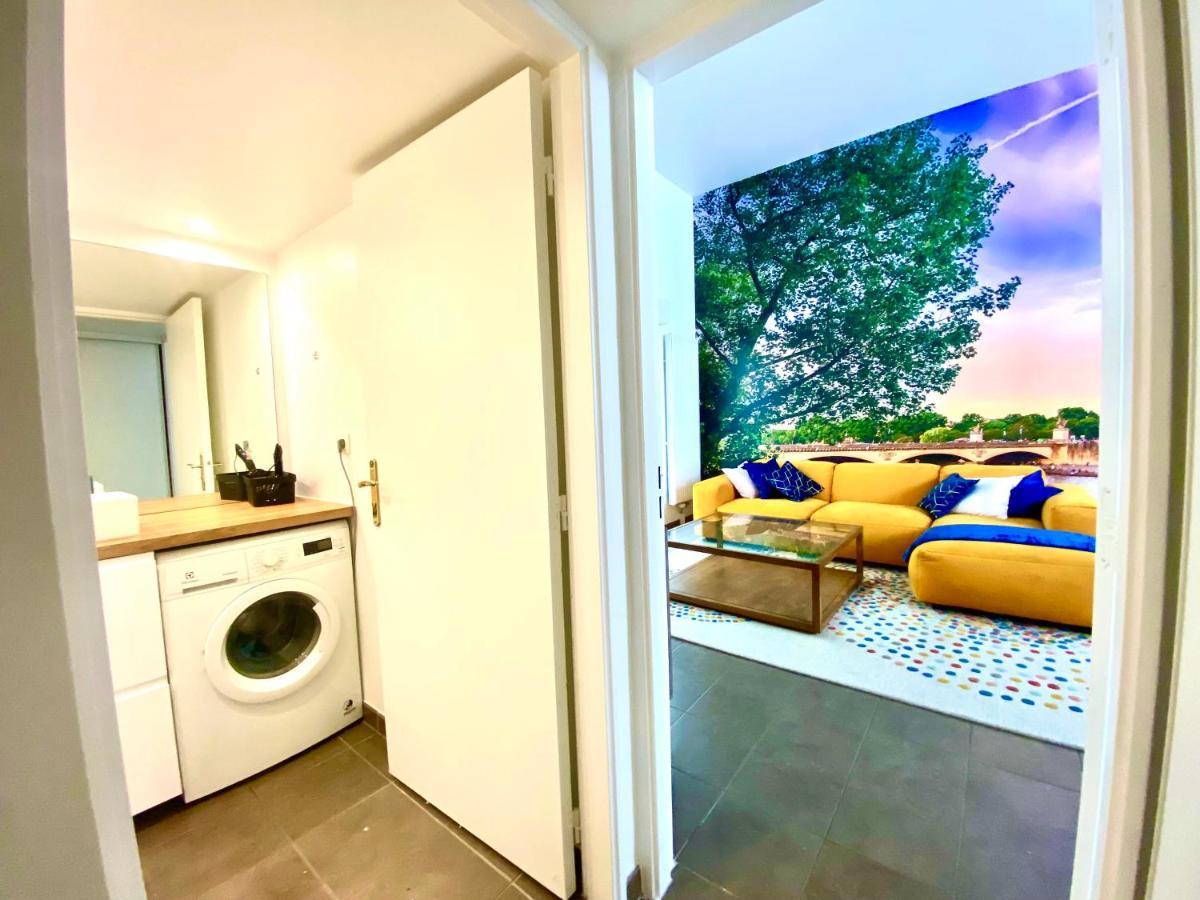 Magnifique Villa Avec Jacuzzi Au Pied Du Stade Saint-Denis  Luaran gambar