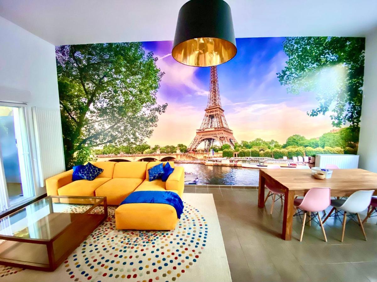 Magnifique Villa Avec Jacuzzi Au Pied Du Stade Saint-Denis  Luaran gambar